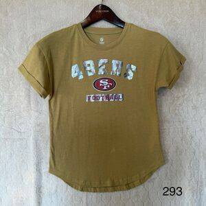 San‎ Francisco 49ers Sz 10/12 Gold Short Sleeve Logo NFL Casual Team Kid